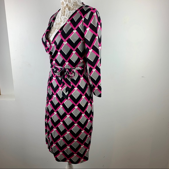 Diane Von Furstenberg Size 2 New Julian Wrap Dress - Picture 4 of 8